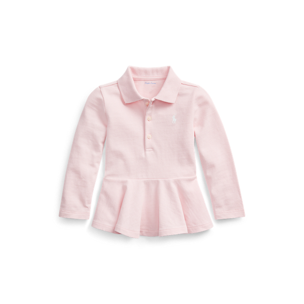 Polohemd aus Baumwollpiqu&eacute; Baby Girl in 1