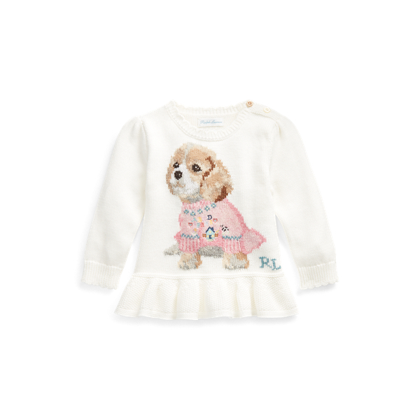 Dog Peplum Jumper Baby Girl 1