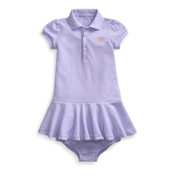 Piqu&eacute; Polo Dress & Bloomer Baby Girl 1