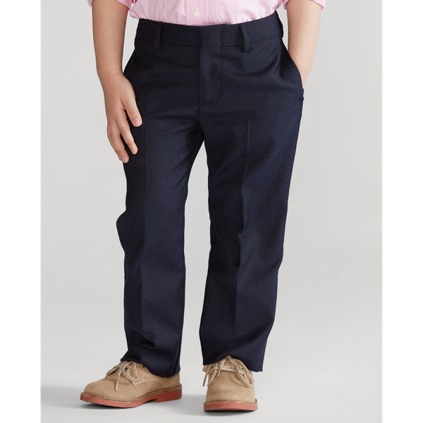 Navy Lightweight Wool Trouser Boys 2-7 4