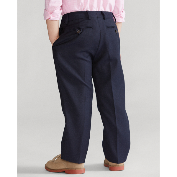 Navy Lightweight Wool Trouser Boys 2-7 5