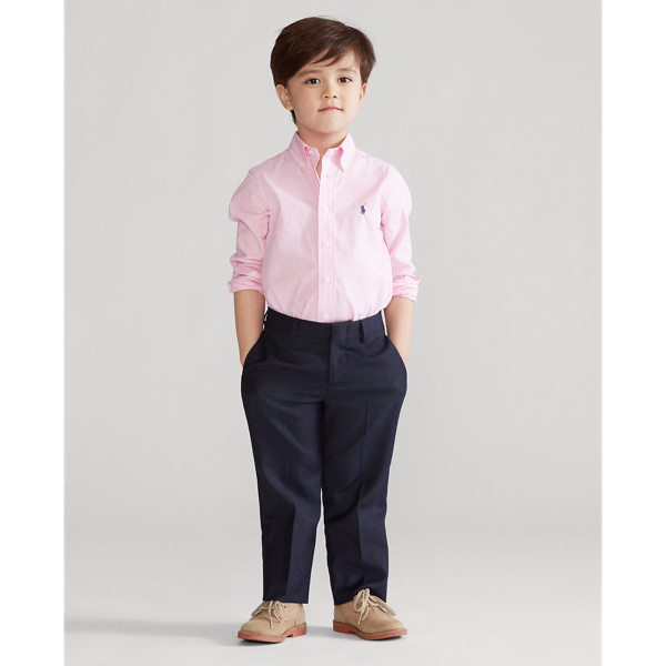 Navy Lightweight Wool Trouser Boys 2-7 6