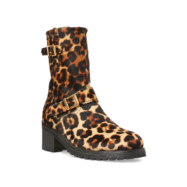 Leopard Payge Haircalf Boot Polo Ralph Lauren 2
