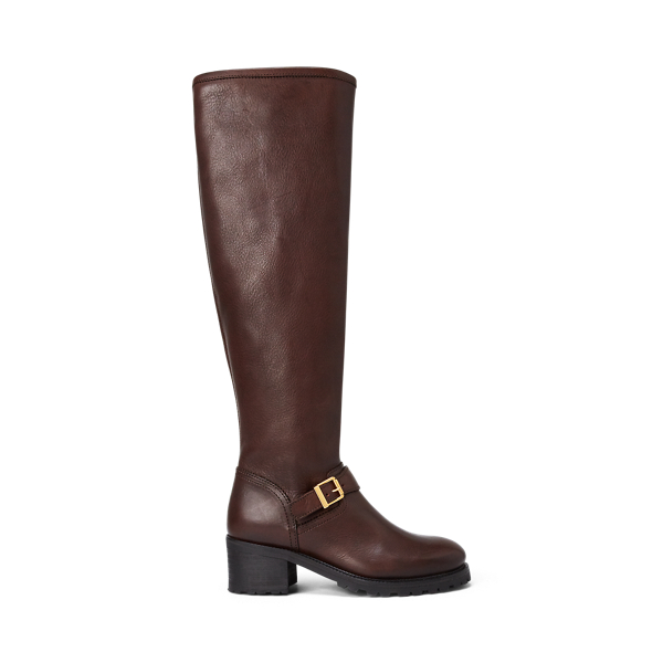 Patsie Leather Boot Polo Ralph Lauren 1