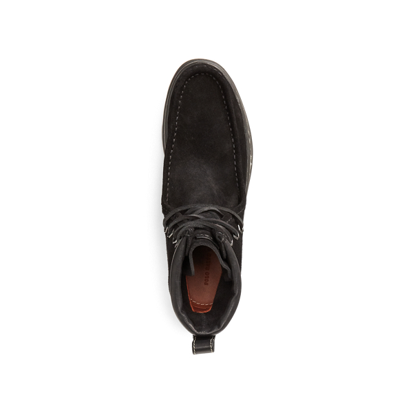 Black Mikayla Suede Boot Polo Ralph Lauren 5