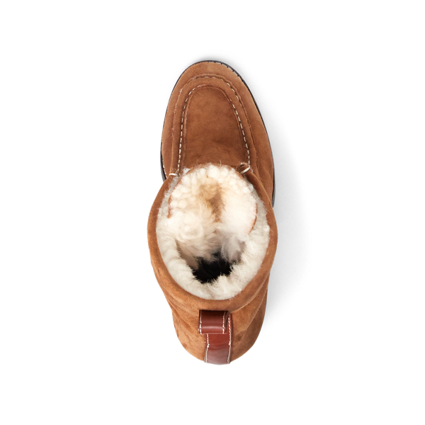 Natural/Pale Russet Schulyer Shearling Boot Polo Ralph Lauren 5