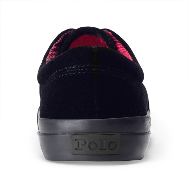 Black Bryn Velvet Trainer Polo Ralph Lauren 3