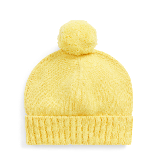 Yellow Flag Rib-Knit Merino Wool Hat Polo Ralph Lauren 2