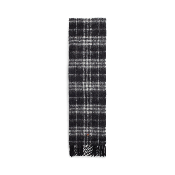 Plaid Wool-Blend Scarf Polo Ralph Lauren 1