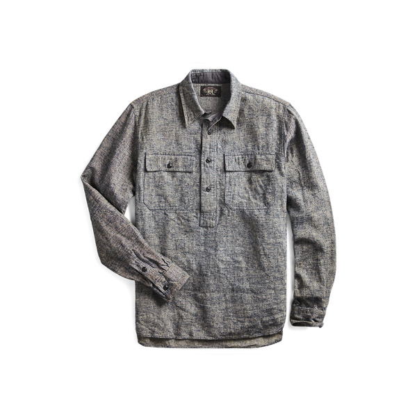 Linen Popover Workshirt RRL 1