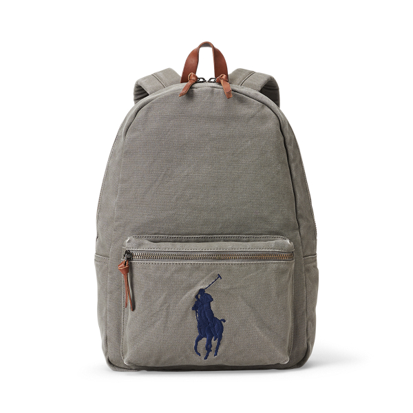 Sac &agrave; dos poney distinctif en toile Polo Ralph Lauren en 1