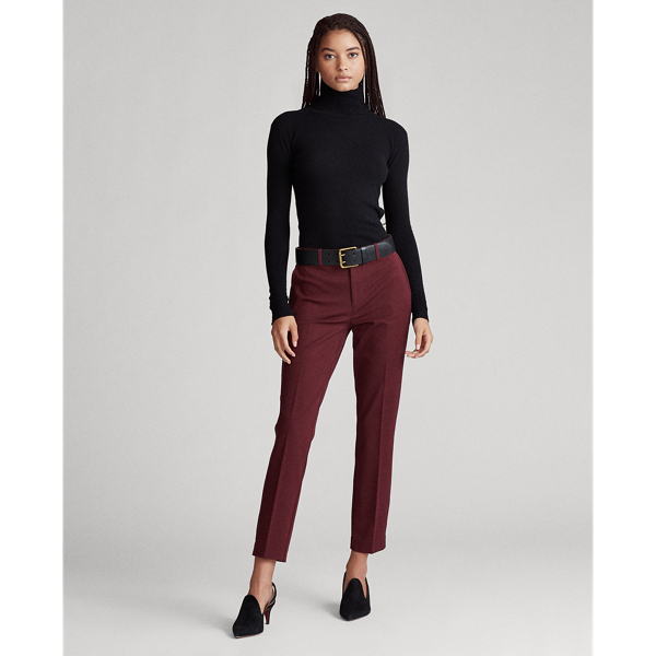 Ruby Red Bi-Stretch Twill Trouser Polo Ralph Lauren 3