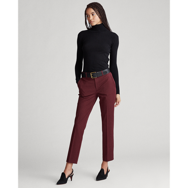 Ruby Red Bi-Stretch Twill Trouser Polo Ralph Lauren 4