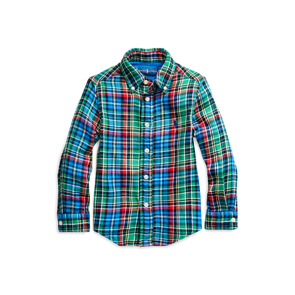 Plaid Cotton Twill Shirt Boys 1.5-6 Years 1