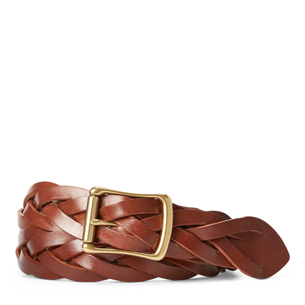 Braided Leather Belt Purple Label 1