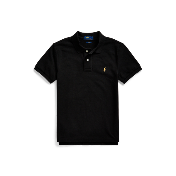 Slim Fit Cotton Mesh Polo Boys 6-14 Years 1