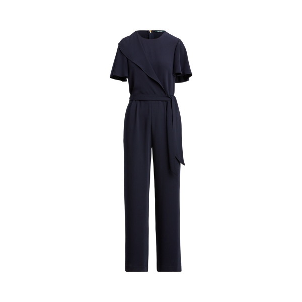 Ruffled Crepe Jumpsuit Lauren em 1