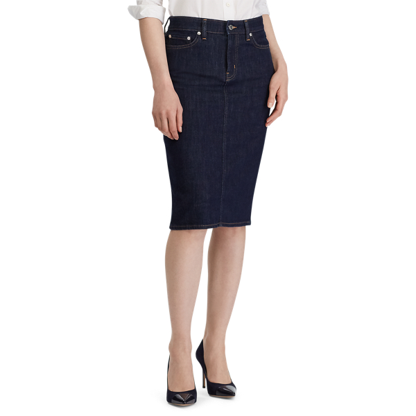 Rinse Wash Denim Skirt Lauren 4