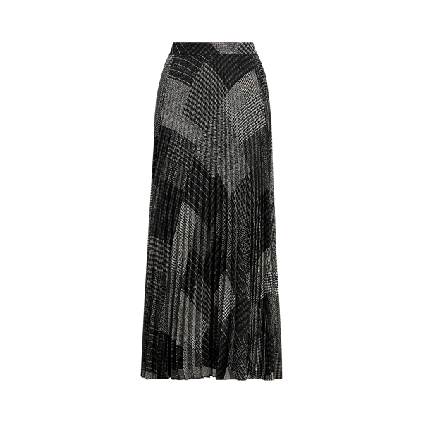 Jupe pliss&eacute;e en patchwork Lauren en 1