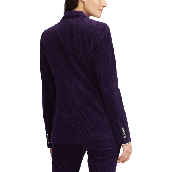 Plum Wine Bullion-Patch Corduroy Blazer Lauren 5