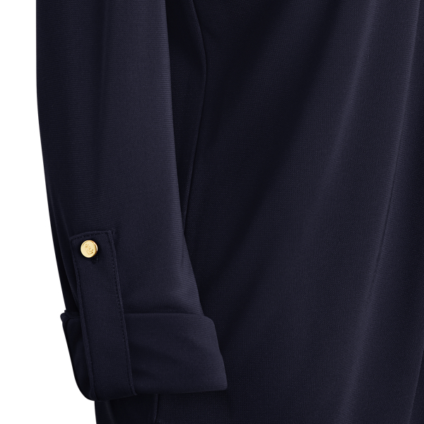 売れ筋商品|||ラルフローレン カットソー トップス レディース Women's Long Sleeve Roll Tab His Shirt Sleepshirt Dark Blue Stripe Lauren Ralph Lauren Womens Long Sleeve Roll Tab His Shirt