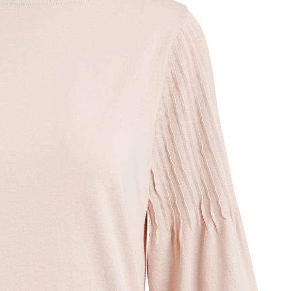 Pasadena Blush Pintuck-Sleeve Jersey Top Lauren 5