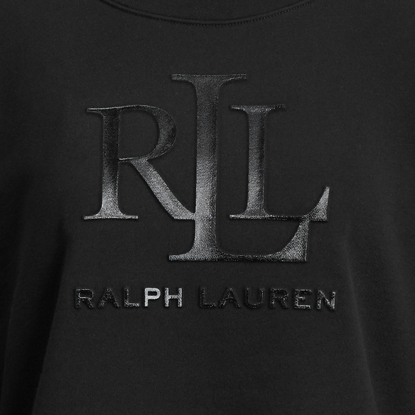 Polo Black French Terry Sweater Lauren 5