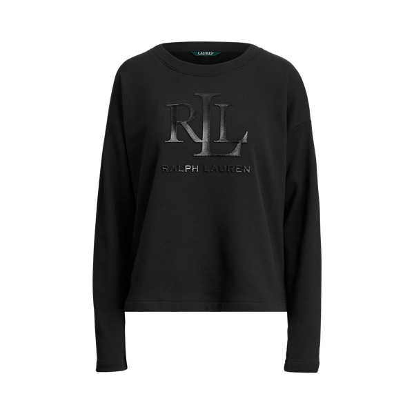 Polo Black French Terry Sweater Lauren 1