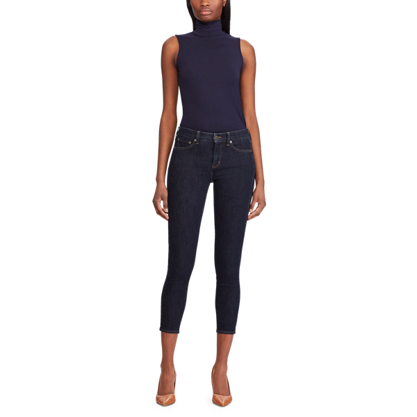 Lauren Navy Sleeveless Turtleneck Top Lauren 2