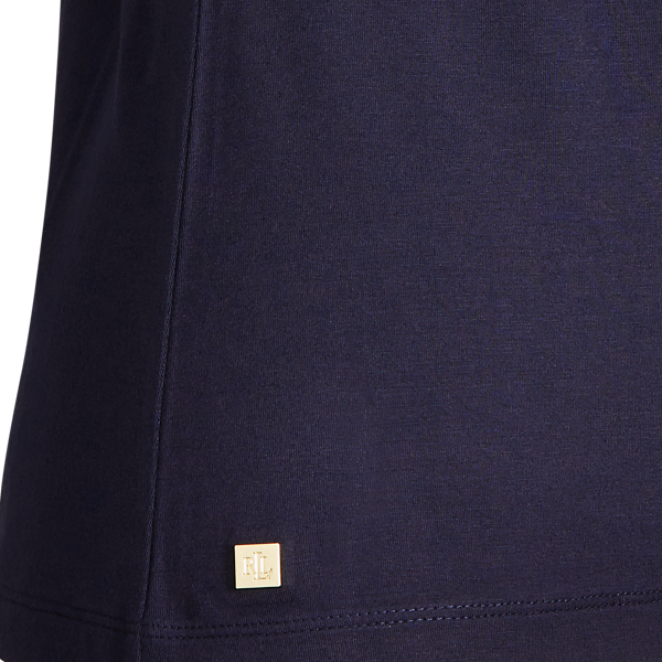 Lauren Navy Sleeveless Turtleneck Top Lauren 5