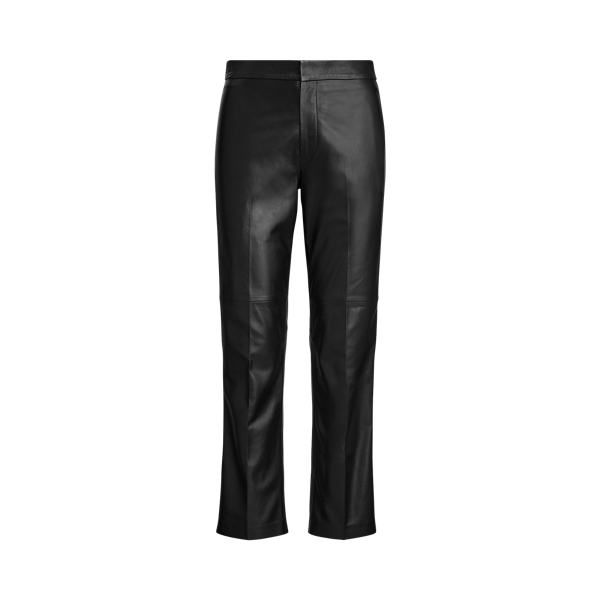 Pantaloni in pelle a gamba dritta Lauren in 1