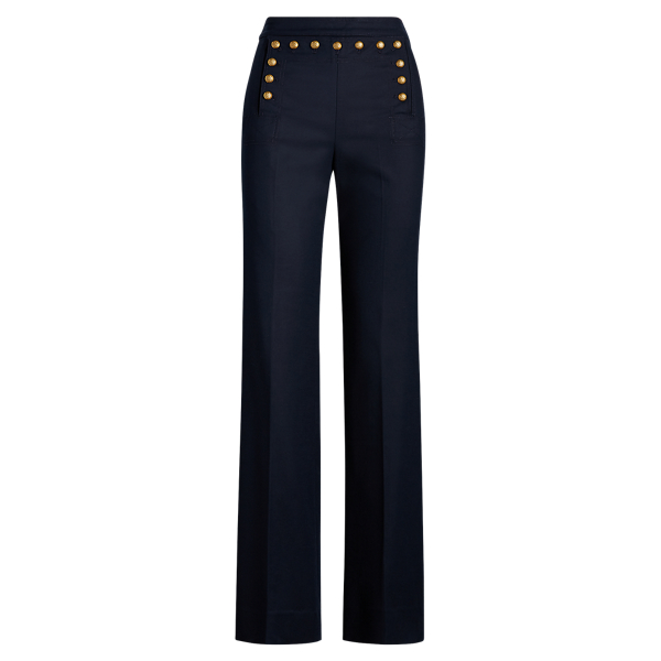 Buttoned-Placket Trouser Lauren 1