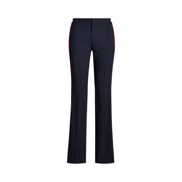 Side-Stripe Wool-Blend Trouser Lauren 1