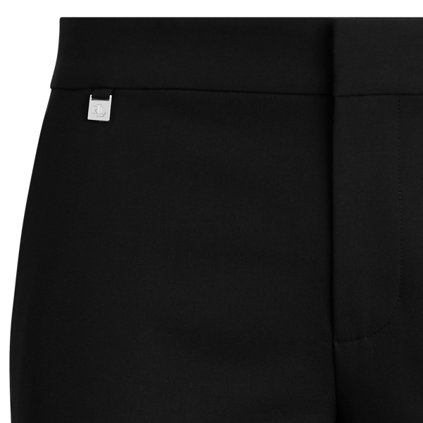 パンツ RALPH LAUREN Women Straight Pants 200970173 001 Black Lauren Ralph Lauren Straight-Leg Pants Navy 12 at Amazon