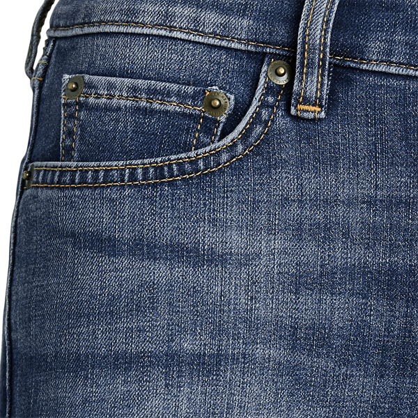 City Blue Wash Premier Straight Curvy Jean Lauren 7