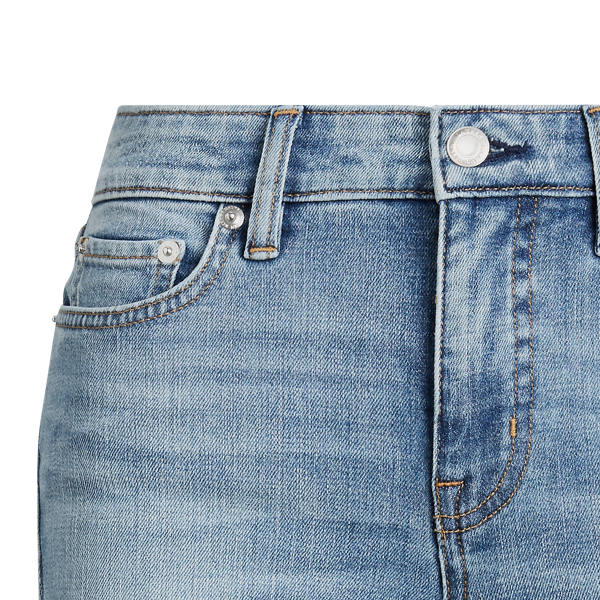 Light Worn Wash Premier Straight Jeans Lauren 7