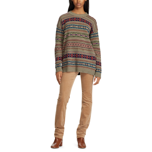 Harbour Fair Isle Fair Isle Cotton-Blend Jumper Lauren 2