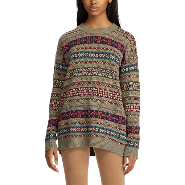 Harbour Fair Isle Fair Isle Cotton-Blend Jumper Lauren 3