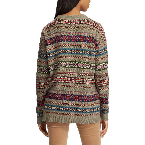 Harbour Fair Isle Fair Isle Cotton-Blend Jumper Lauren 4