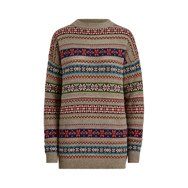 Fair Isle Cotton-Blend Jumper