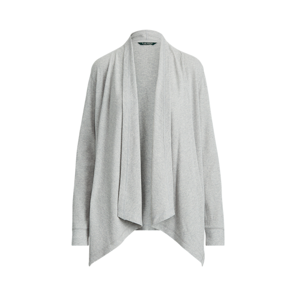 Waffle-Knit Cotton Cardigan Lauren Petite 1