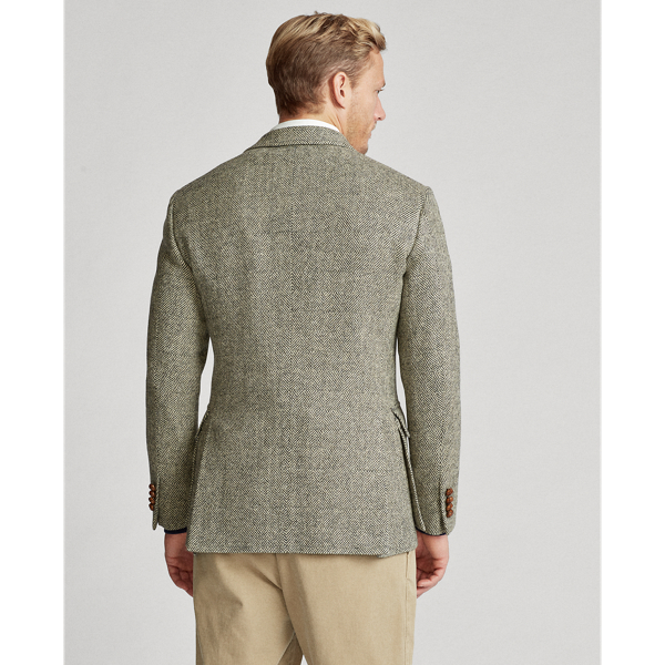 Grey/Cream The RL67 Herringbone Jacket Polo Ralph Lauren 6