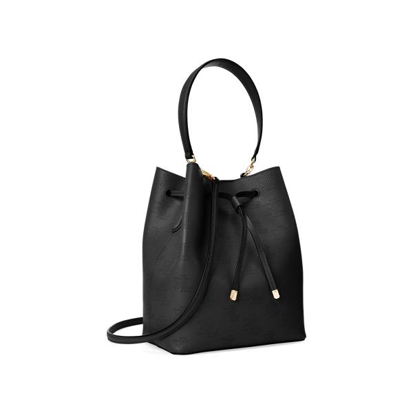 Ralph Lauren 最新作  Debby Drawstring Floral Appliqu Bag Lauren Ralph Lauren Debby Drawstring Floral Applique Bag