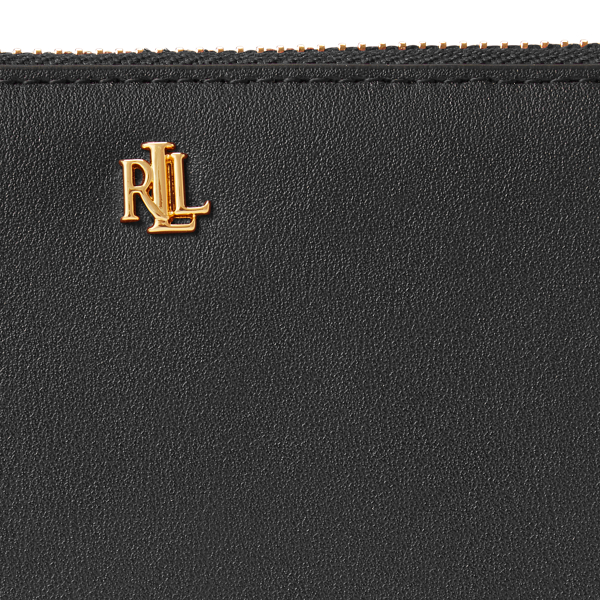 Leather Continental Zip Wallet