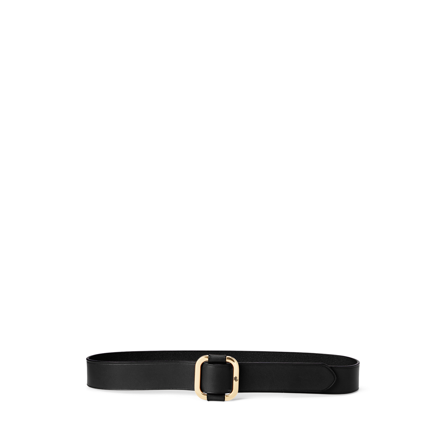Женский ремень Ralph Lauren Slide-Buckle Leather, цвет: Чёрный — фото 2