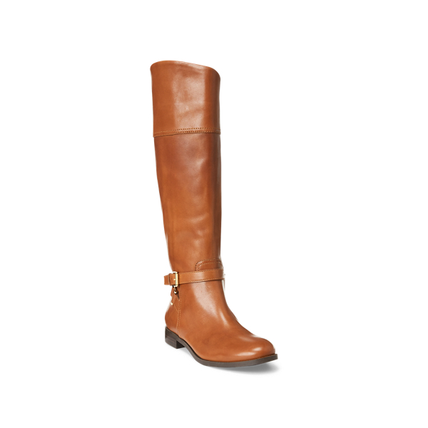 Deep Saddle Tan Bosworth Leather Boot Lauren 3