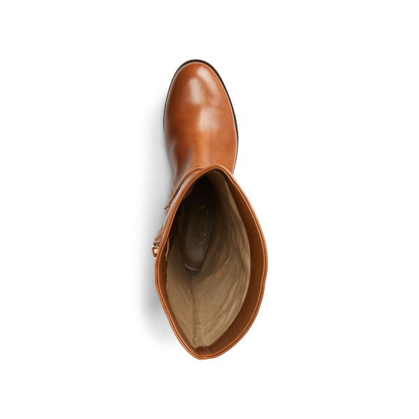 Deep Saddle Tan Bosworth Leather Boot Lauren 5