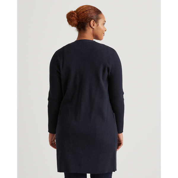 Lauren Navy Cotton-Blend Cardigan Lauren Woman 5