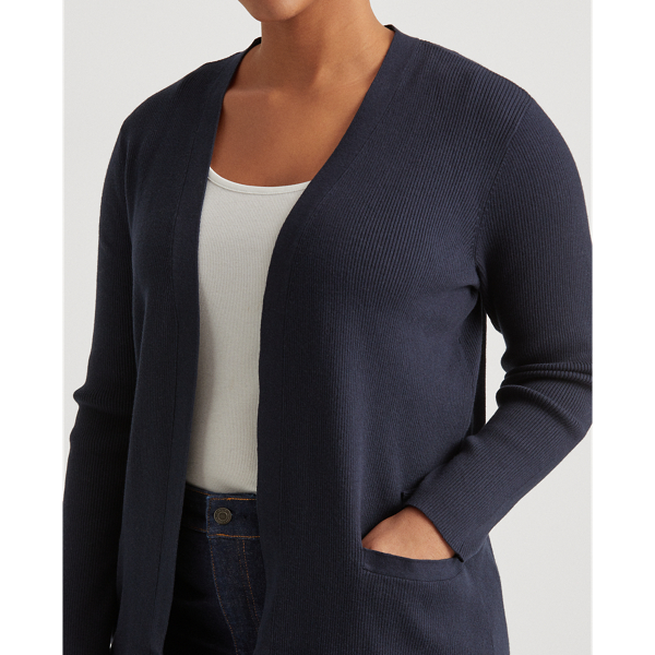 Lauren Navy Cotton-Blend Cardigan Lauren Woman 6