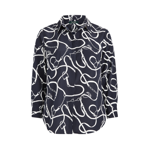 Print Crepe Shirt Lauren Woman 1